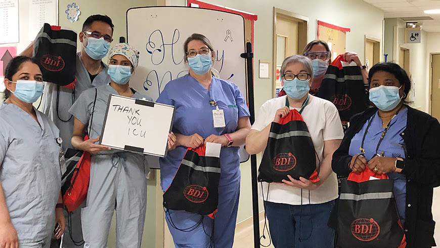 BDI Canada’s Care Bag Campaign for ICU Nurses