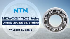 MEGAOHM™ 7MC3 Series Ceramic Insulated Ball Bearings